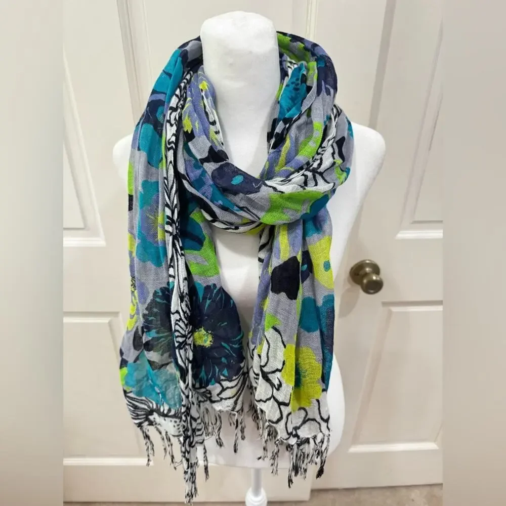 Halogen Floral Multicolor Scarf